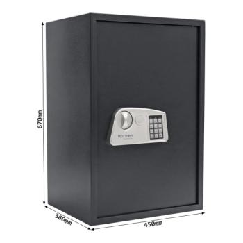 Rottner Möbeltresor Jupiter 5 Elektronikschloss anthrazit T06456